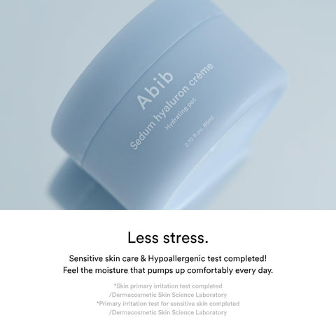 Soonsu Beauty Sedum Hyaluron Creme Hydrating Pot packaging design