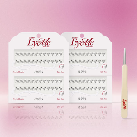 Picasso Eyeme 'SokSok' Individual Eyelash 4-Piece Set (+ Mini Tweezer)