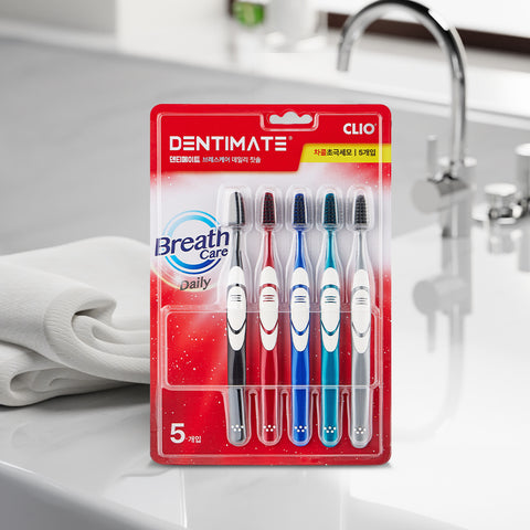 Clio Dentimate Daily Breathcare Ultra-Fine Bristle Interdental Toothbrush 10pcs (3-Set)
