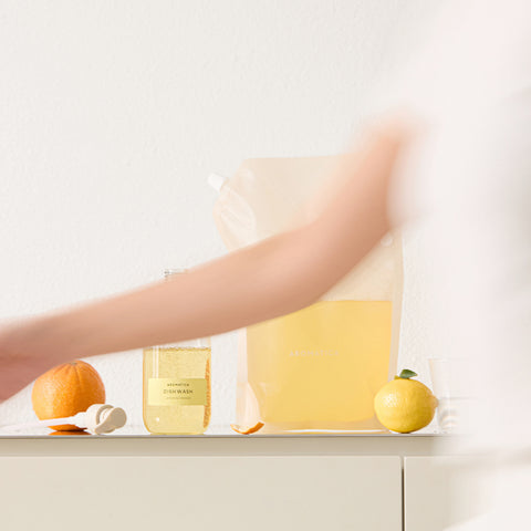 Aromatica Kitchen Dish Soap Lemon & Orange Refill 2L