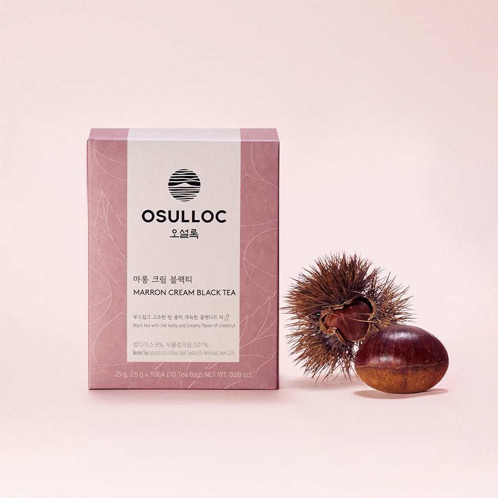 OSULLOC Marron Cream Black Tea 10 Pyramid Tea Bags