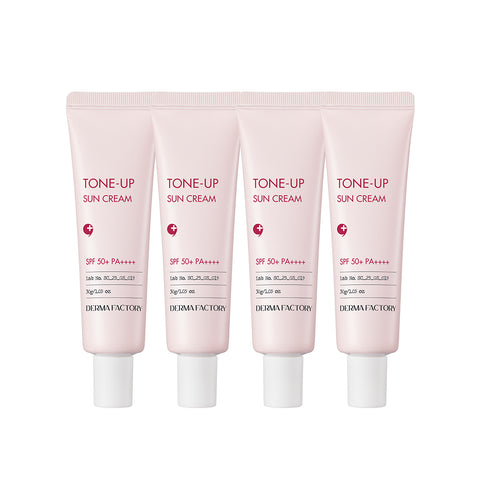 Derma Factory Mineral Tone-Up Sunscreen 30g (4-Pack)