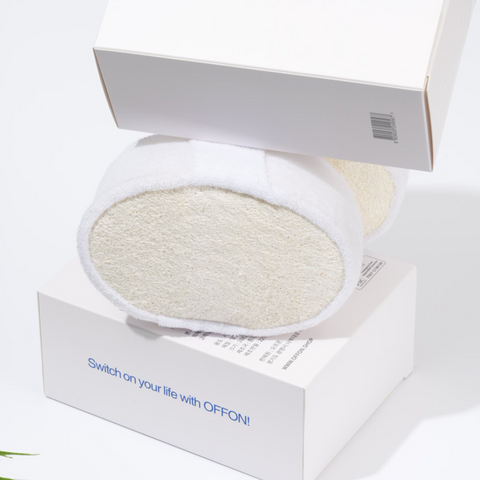 Offon Natural Loofah Body Sponge