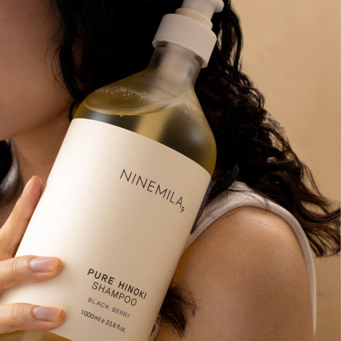 Ninemila Pure Hinoki Shampoo Blackberry Scent 1L