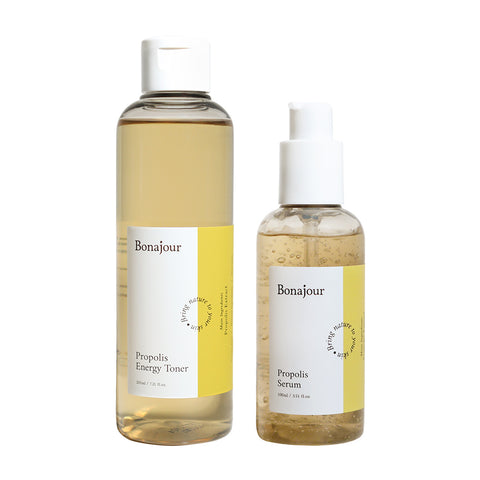 Bonajour Moisture Barrier Set - Propolis Toner + Propolis Serum (2-piece)