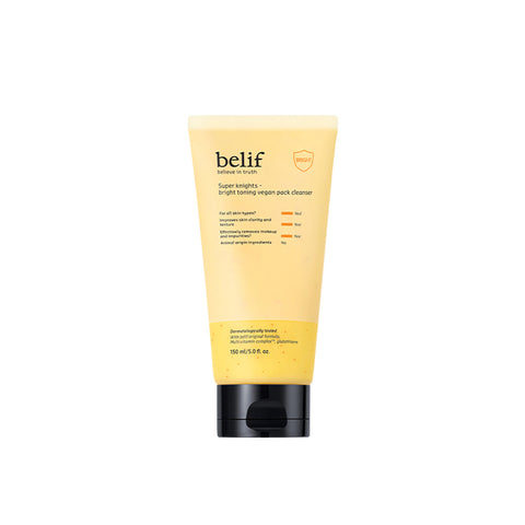 belif Super Nights Bright Toning Vegan Pack Cleanser 150 ml