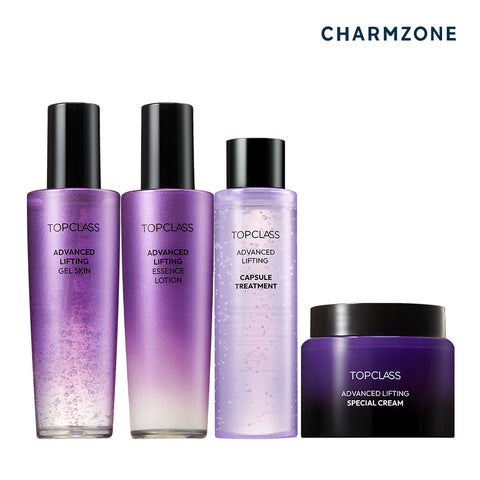 Charmzone Top Class 8th Gen Advanced Lifting 4-Piece Basic Set (Skin, Emulsion, Special Cream, Treatment)