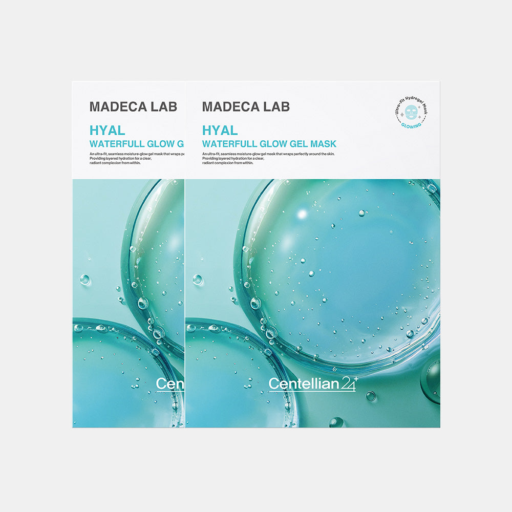 Centellian24 Madeca Lab Hyal Waterful Glow Gel Mask 5 Sheets (23ml) - 2 Pack
