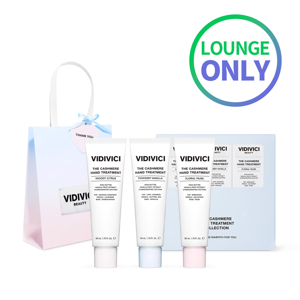 VIDIVICI Cashmere The Hand Treatment Holiday 3-Piece Set