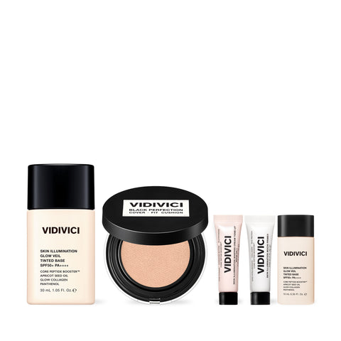 VIDIVICI Black Perfection Cover Fit Cushion (Full-Size) + Base Duo Set