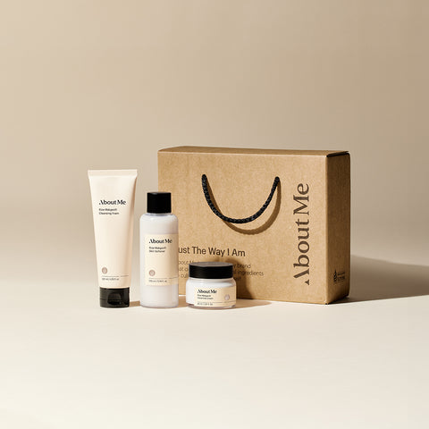 About Me Rice Makgeolli Ferment Hydration 3-Piece Set (Foam 120ml / Skin / Cream)