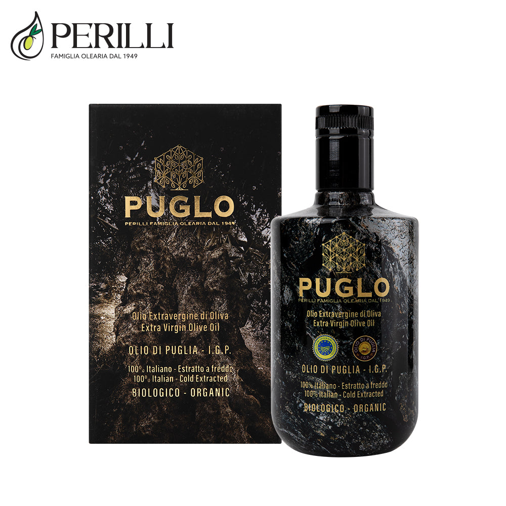 Grainon Puglo Extra Virgin Organic Olive Oil 500ml (1 Bottle) Includes Shopping Bag