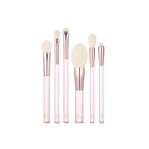 Banila Co Brush 6-Piece Full Set (Blusher + Blending + Smudge + Contour + Highlighter + Fingertip)