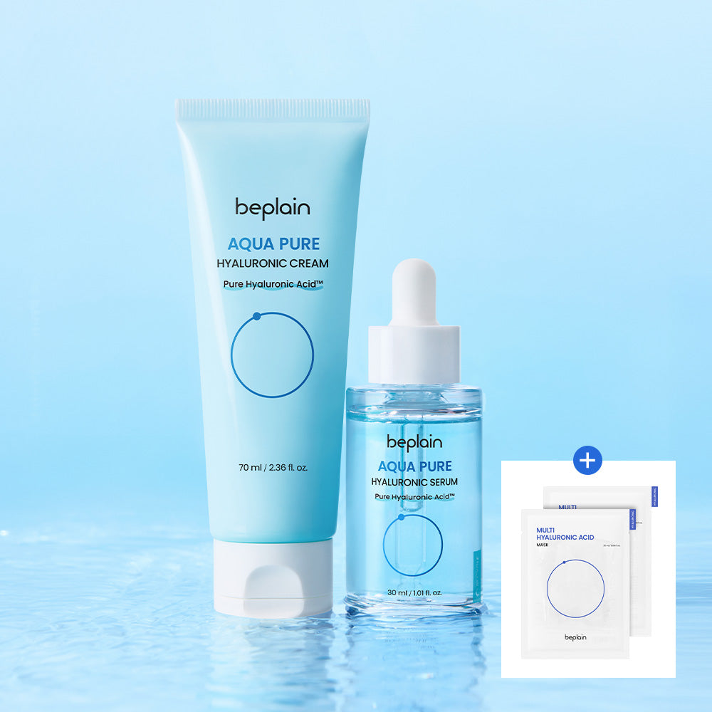 Beplain Aqua Pure Hyaluronic Serum 30ml + Cream 70ml