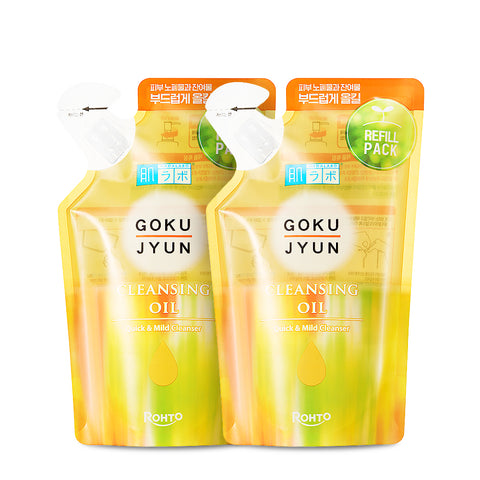 Hada Labo Gokujyun Cleansing Oil Refill Pack 180ml (2 Pack)