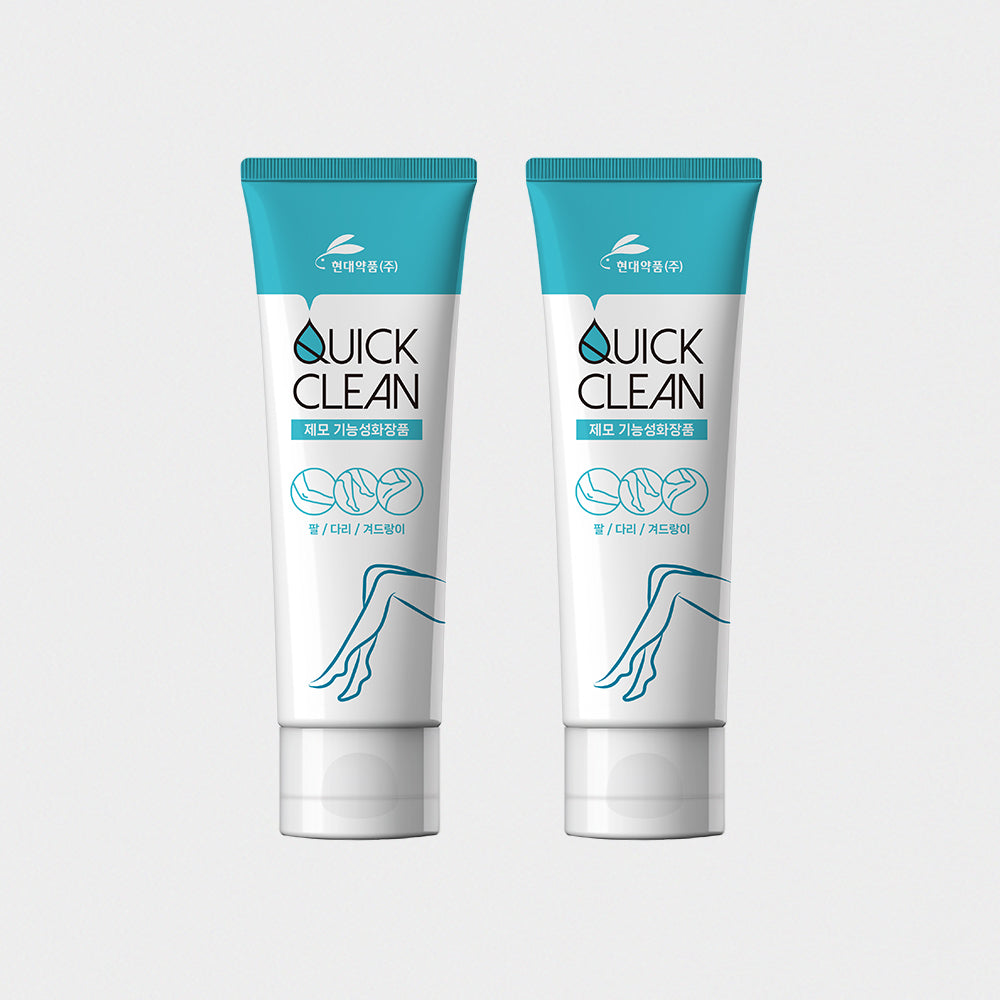 Minoxell Quick Clean Self-Waxing Hair Removal Cream + Spatula 60g (2 Pack)