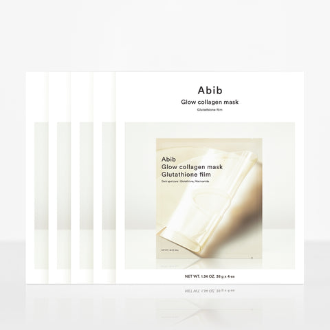 Abib Glow Collagen Glutathione Film Mask (4 sheets x 5 pack)