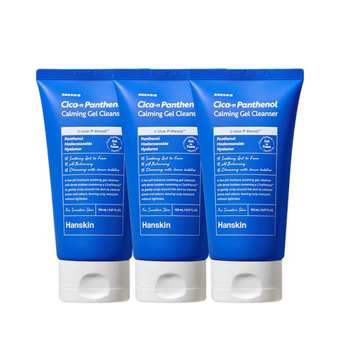Hanskin Cica Panthenol Gel Cleanser 150ml (3 pack)