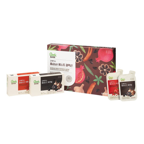 JungKwanJang Goodbase Red Ginseng Best Collection (Pomegranate 50ml x10 Black Garlic 50ml x10)