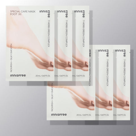 Innisfree Special Care Foot Mask 20ml 6 sheets