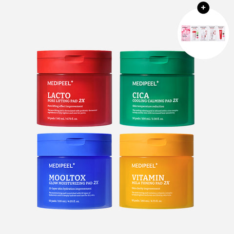 Medipeel 2X Toner Pads - Mix & Match 2-Pack (4 Types)