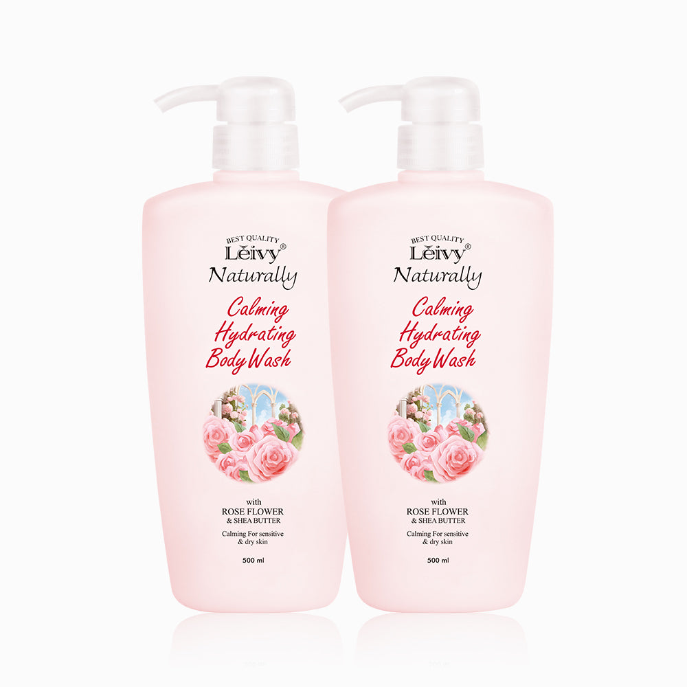 Leivy London Rose Body Wash 500ml (2 Pack)