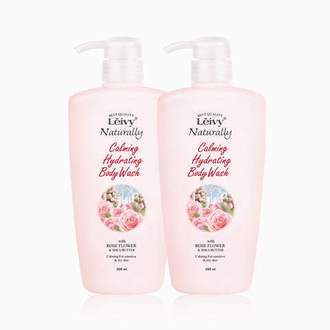 Leivy Body Wash London Rose 500ml (2 Pack)