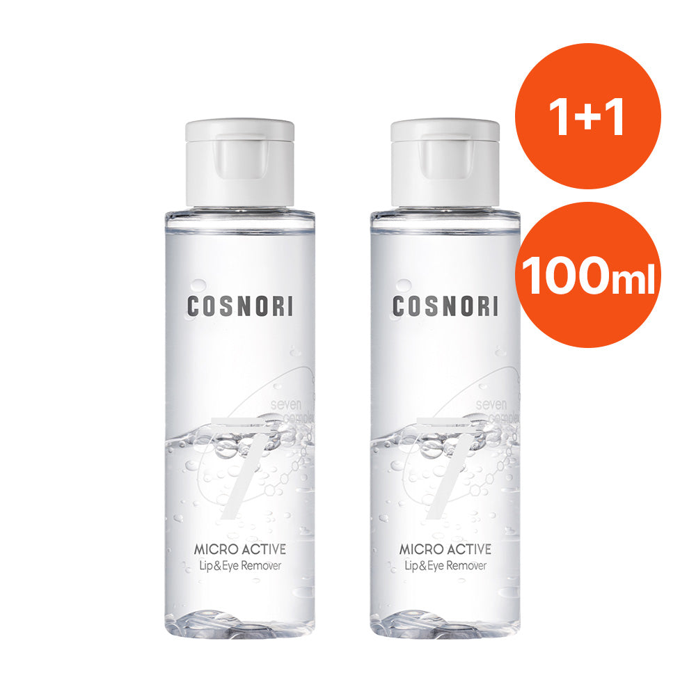 Cosnori Micro Active Lip & Eye Remover 100ml (2 Pack)
