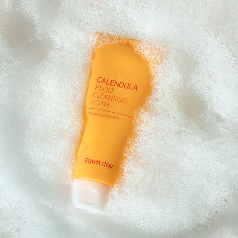 Farmstay Calendula Relief Cleansing Foam 180ml