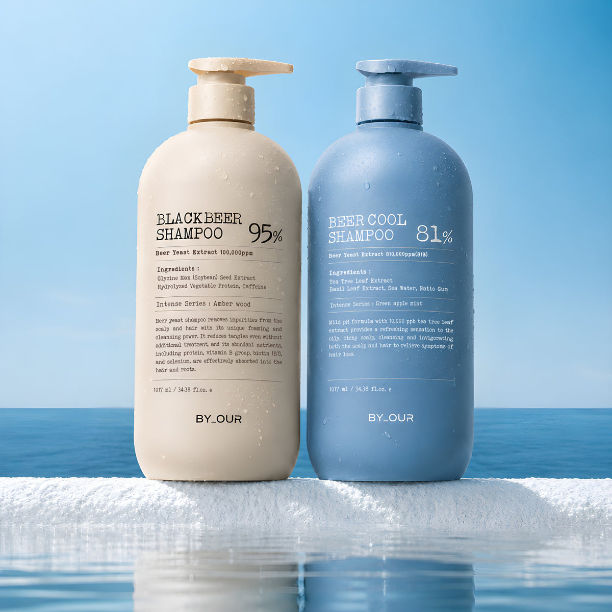 Byour Hair Loss Shampoo + Cooling Shampoo 1017ml Set