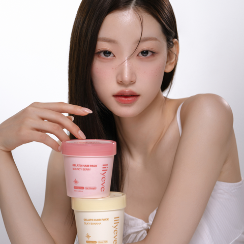 Lilyeve Grow Turn Ampoule 1pc + Repair Turn Gelato Hair Pack 1pc Set