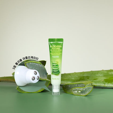 Farmstay Aloe Vera Soothing Rolling Eye Serum 25ml