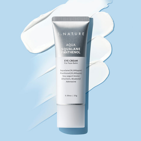 S.Nature Aqua Squalane Moisture Cream 60ml + Panthenol Eye Cream for Face Balm 25g ? 2-piece Set