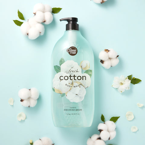 Shower Mate Fresh Body Wash 1.2kg - Clean Cotton