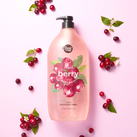Shower Mate Fresh Body Wash 1.2kg Cranberry