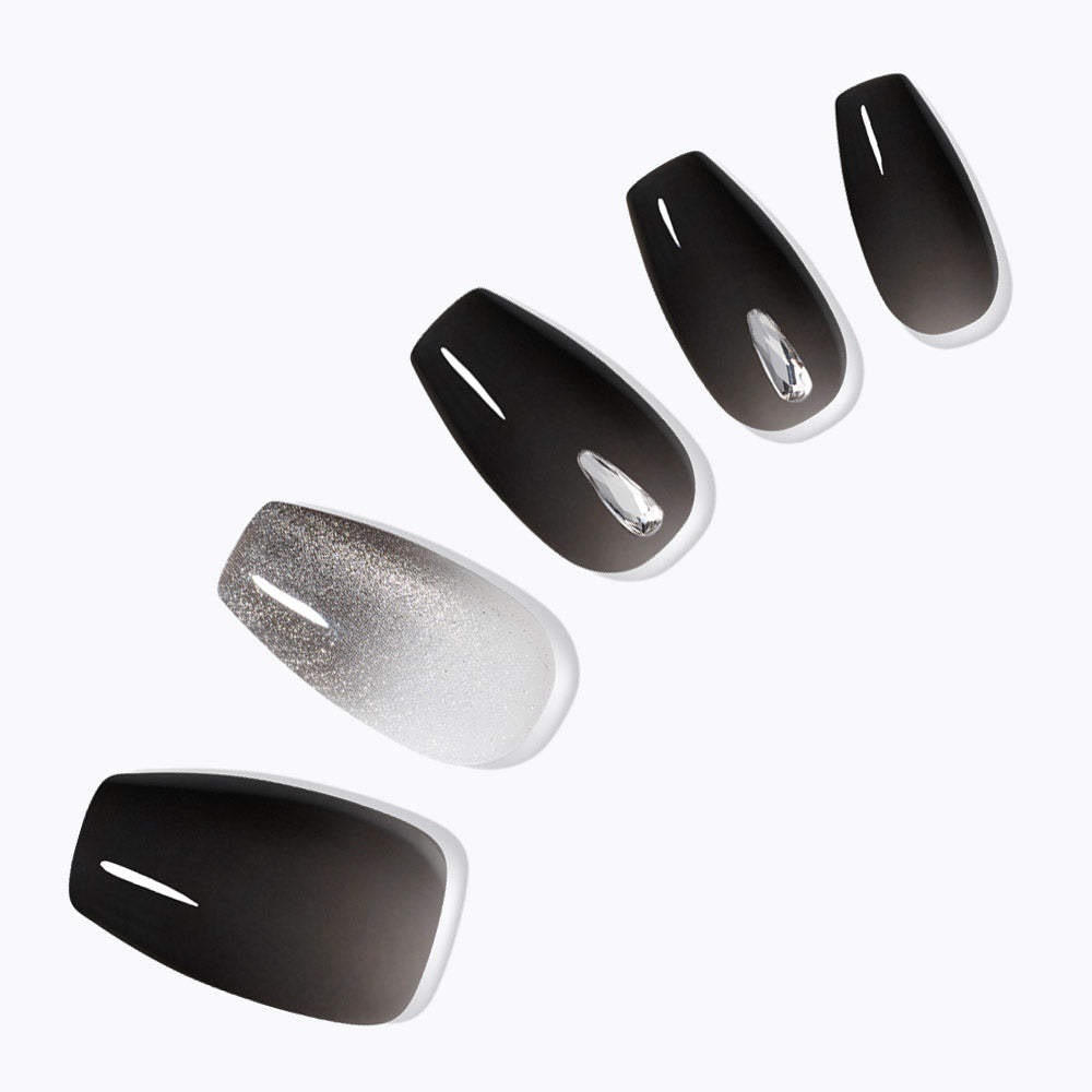 Dashing Diva Magic Press Blackout (Coffin) Nail Tips