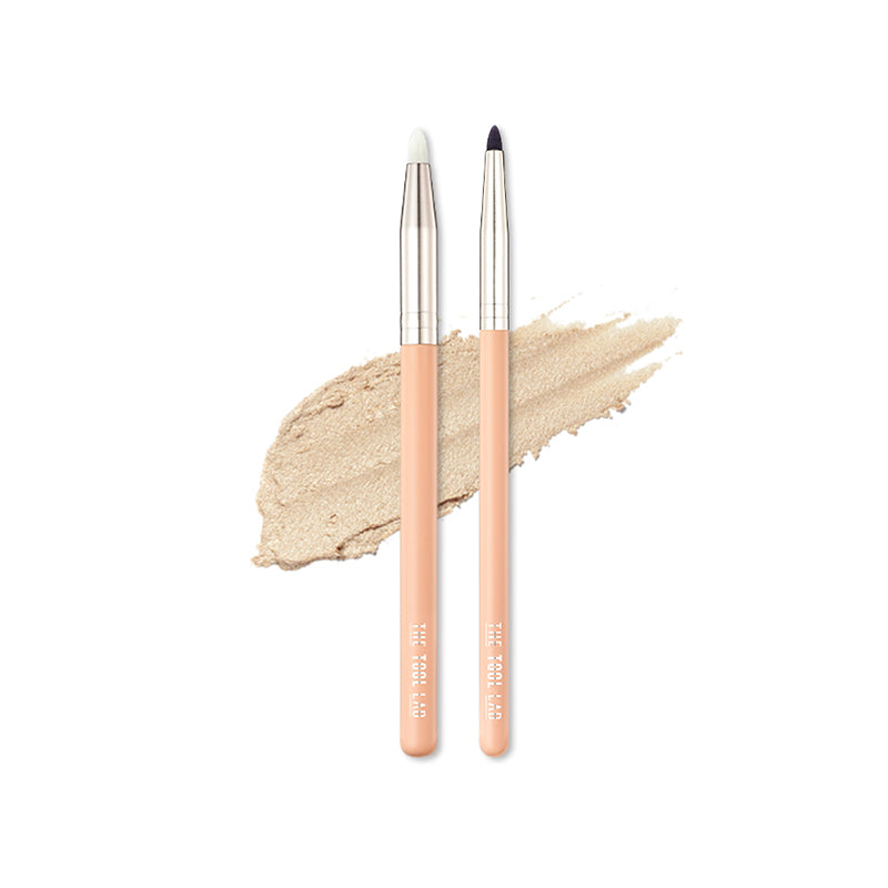 The Tool Lab Volume Aegyo-sal Duo Glitter Under-Eye Shadow (with Eyeshadow Brush)