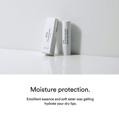 Soonsu Beauty Protective Lip Balm Block Stock SPF15 application use
