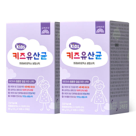 Koreaeundan Kids Probiotics Powder Stick 30 sachets x 2