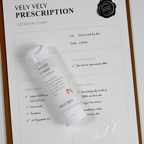 VELY VELY L22 Barrier Cream 50ml (2 Pack)