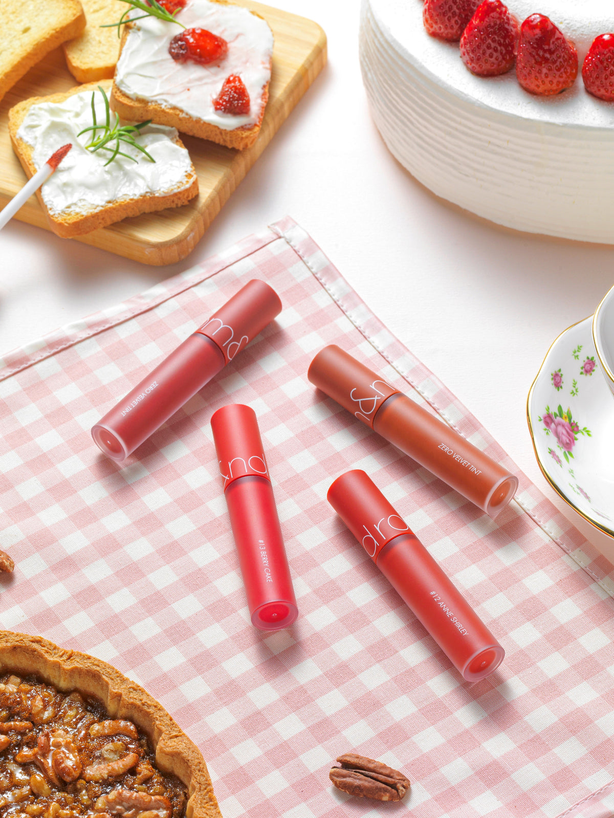 rom&nd Zero Velvet Tint - Velvet Matte Lip Tint (6 Colors)