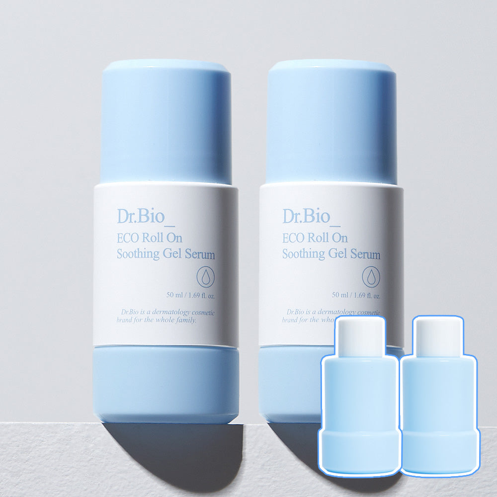 Dr.Bio Roll-On Soothing Gel Serum (Main + Refill) 100ml