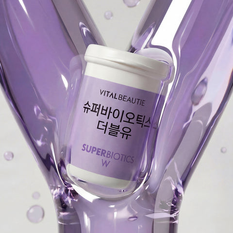 VITALBEAUTIE Superbiotics W 30-Day (1.2g x 60 Sachets) - Women's Probiotic + Launch Gift 6 Sachets