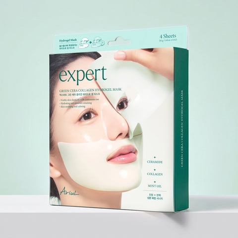 Ariul Expert Soothing Green Cera Collagen Hydrogel Mask (4 Sheets x 2)