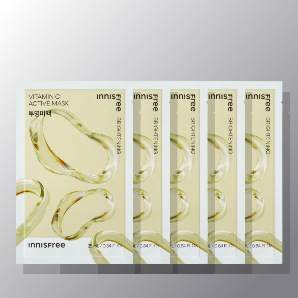 Innisfree Active Mask Vita C [Brightening] 25ml (5 Sheets)