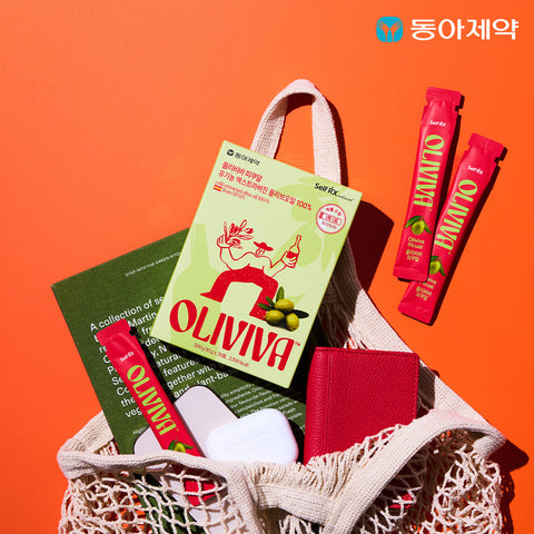 Dong-A Pharm Oliviva Picual Organic Olive Oil Sticks 30 sticks x 5 boxes (150 sticks)