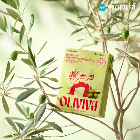 Dong-A Pharm Oliviva Picual Organic Olive Oil Sticks 30 sticks x 5 boxes (150 sticks)