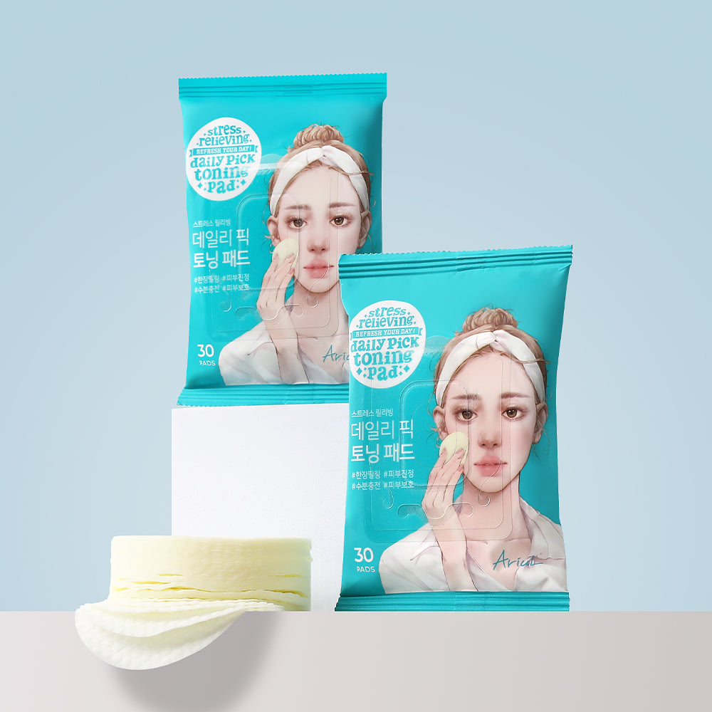 Ariul Stress Relieving Daily Pick Toning Pads 30 Sheets (2 Pack)