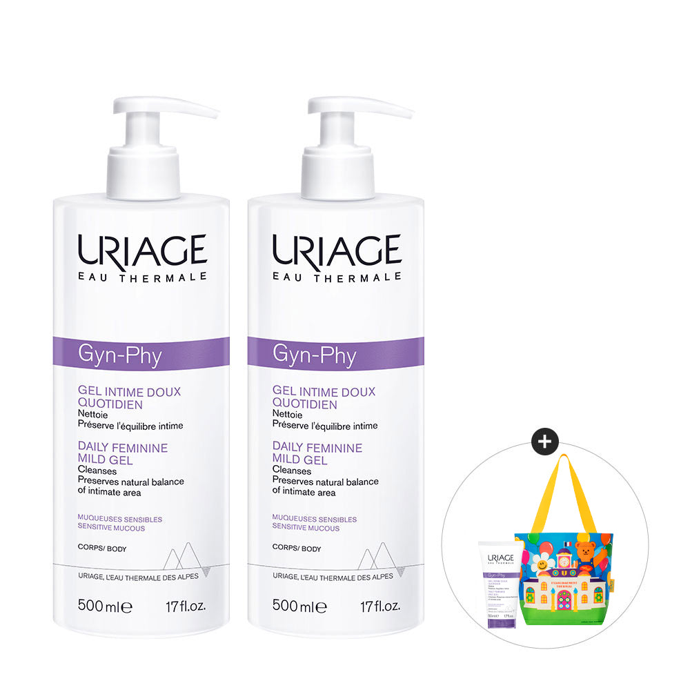 Uriage Daily Feminine Mild Gel 500ml x2
