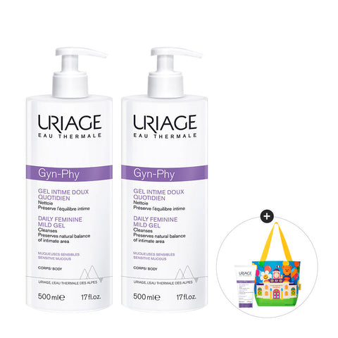 Uriage Daily Feminine Mild Gel 500ml x2